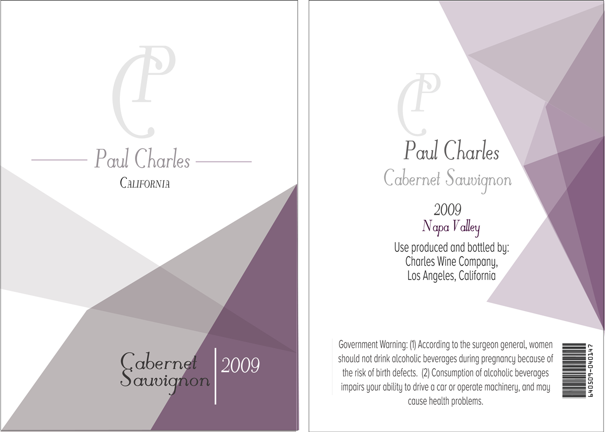 Label Design by libitini for Charles Wine Company | Design #3199994