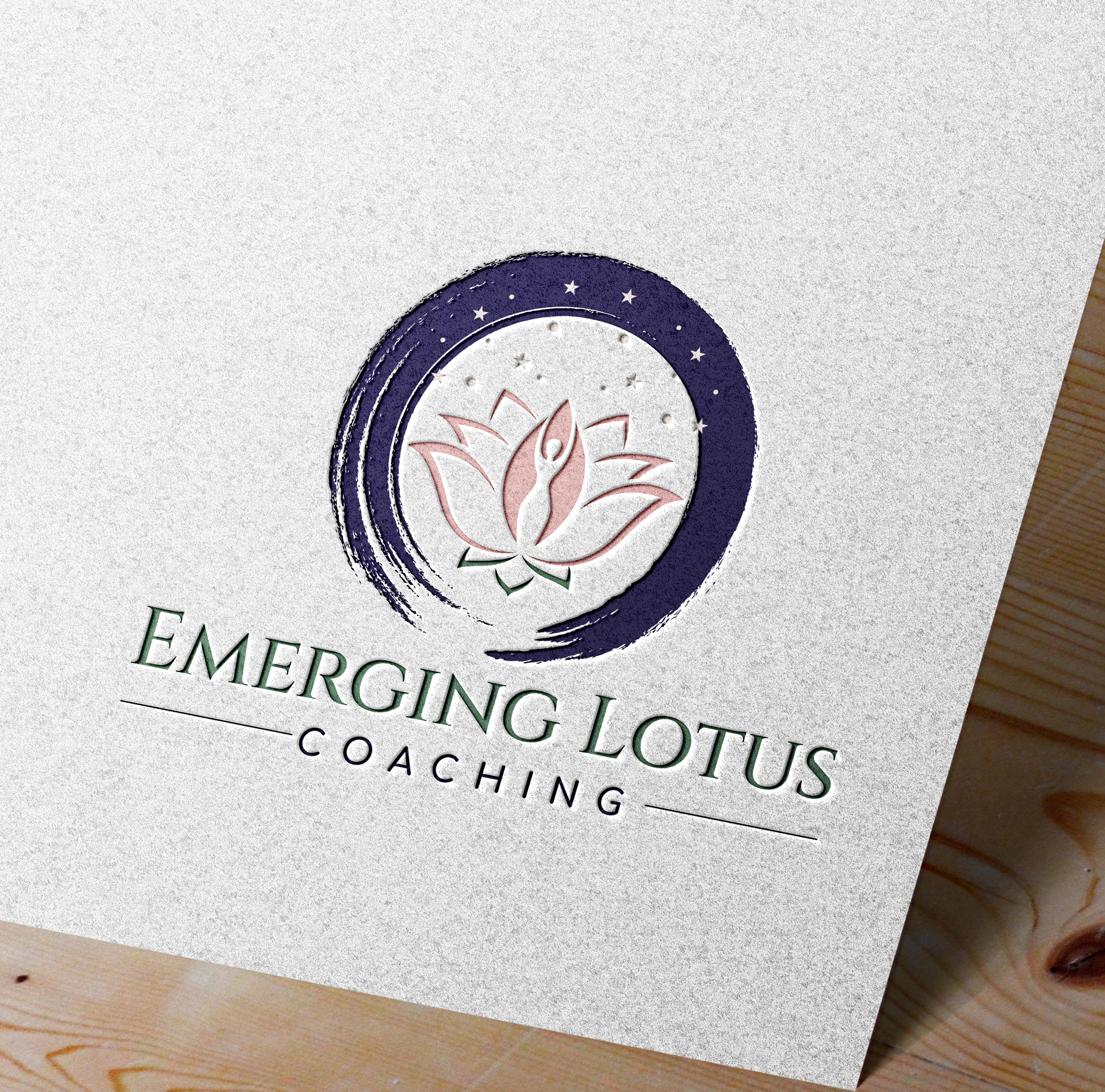 Diseño de Logo por Aaaron para Emerging Lotus Coaching, LLC | Diseño #28018634