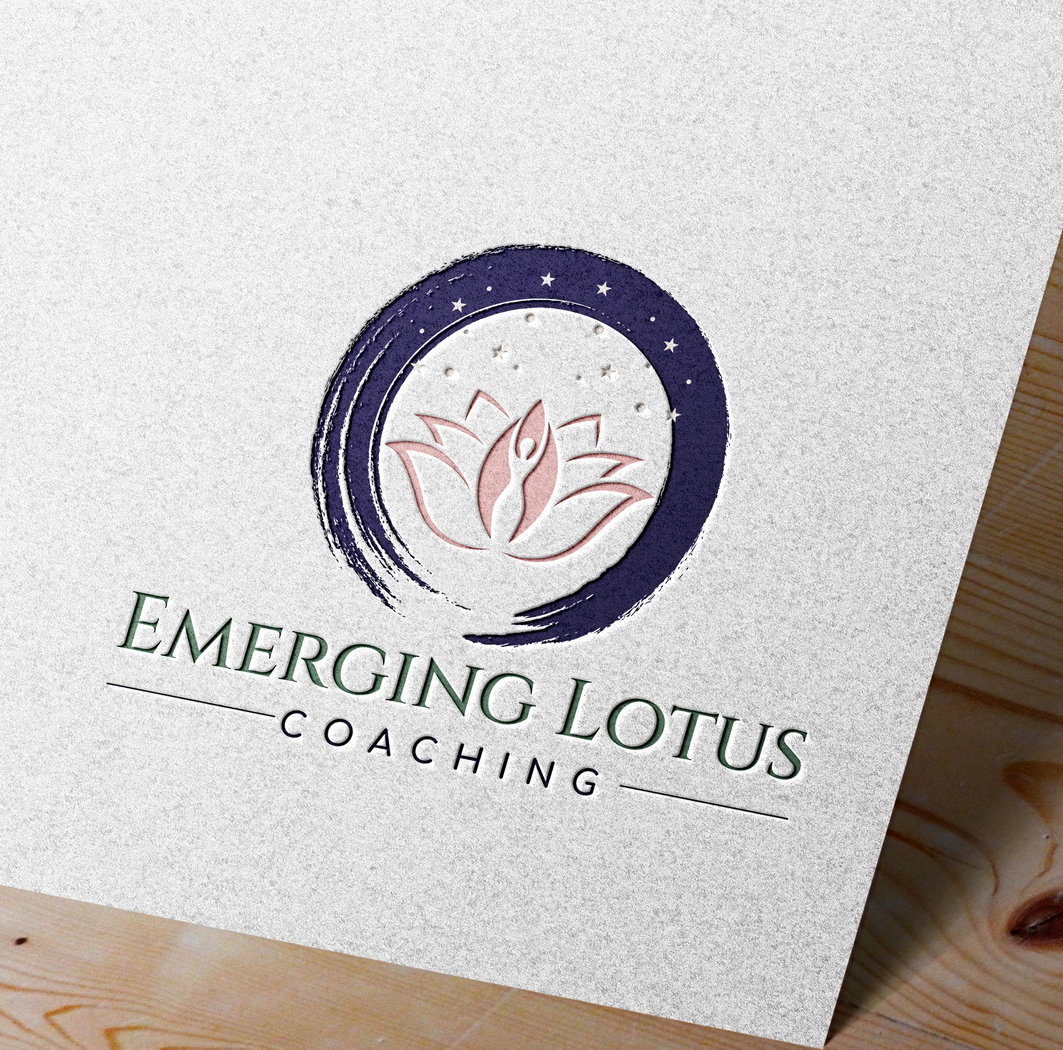 Logo Design by Aaaron for Emerging Lotus Coaching, LLC | Design #28018635