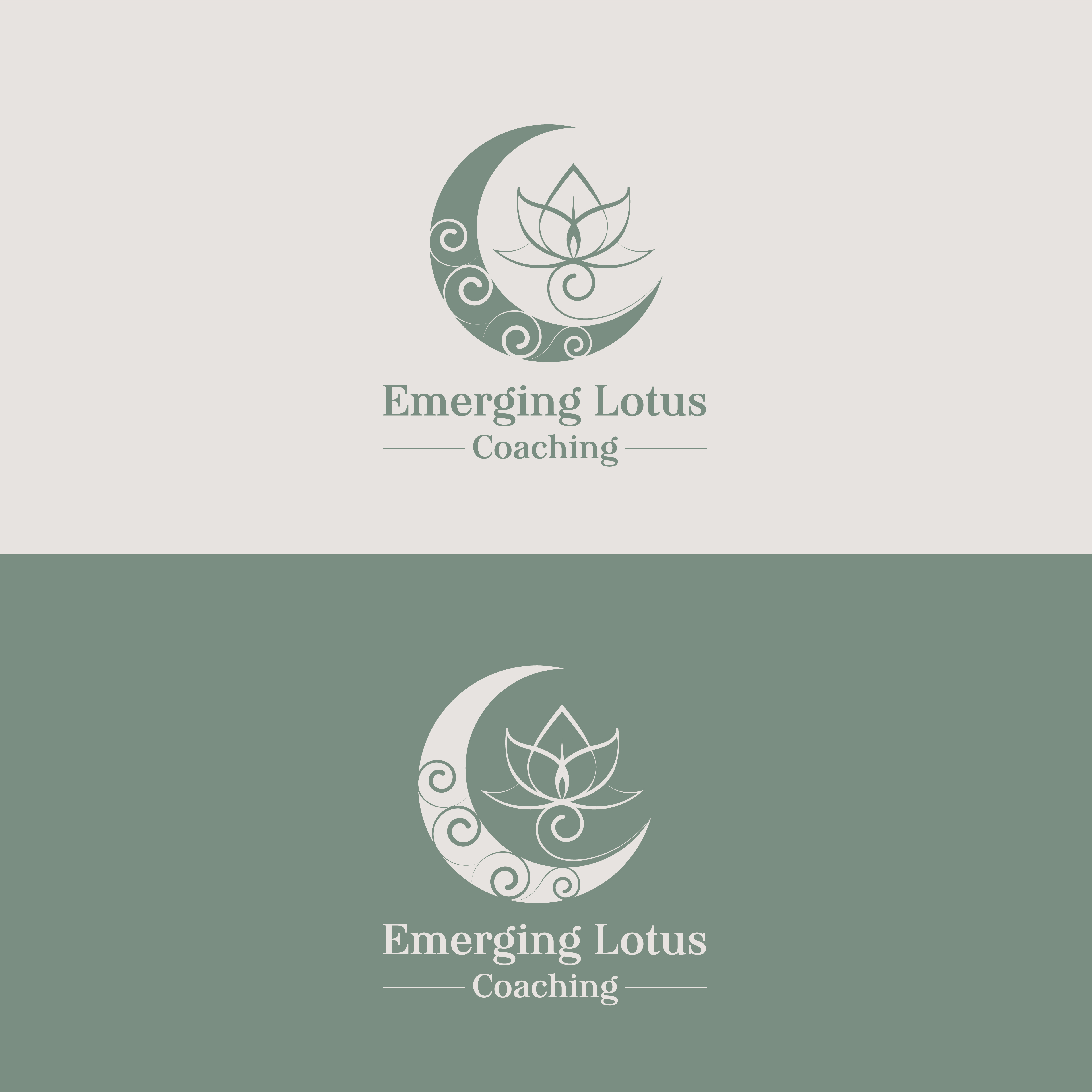 Logo Design by ArtisticQuest for Emerging Lotus Coaching, LLC | Design #28025771