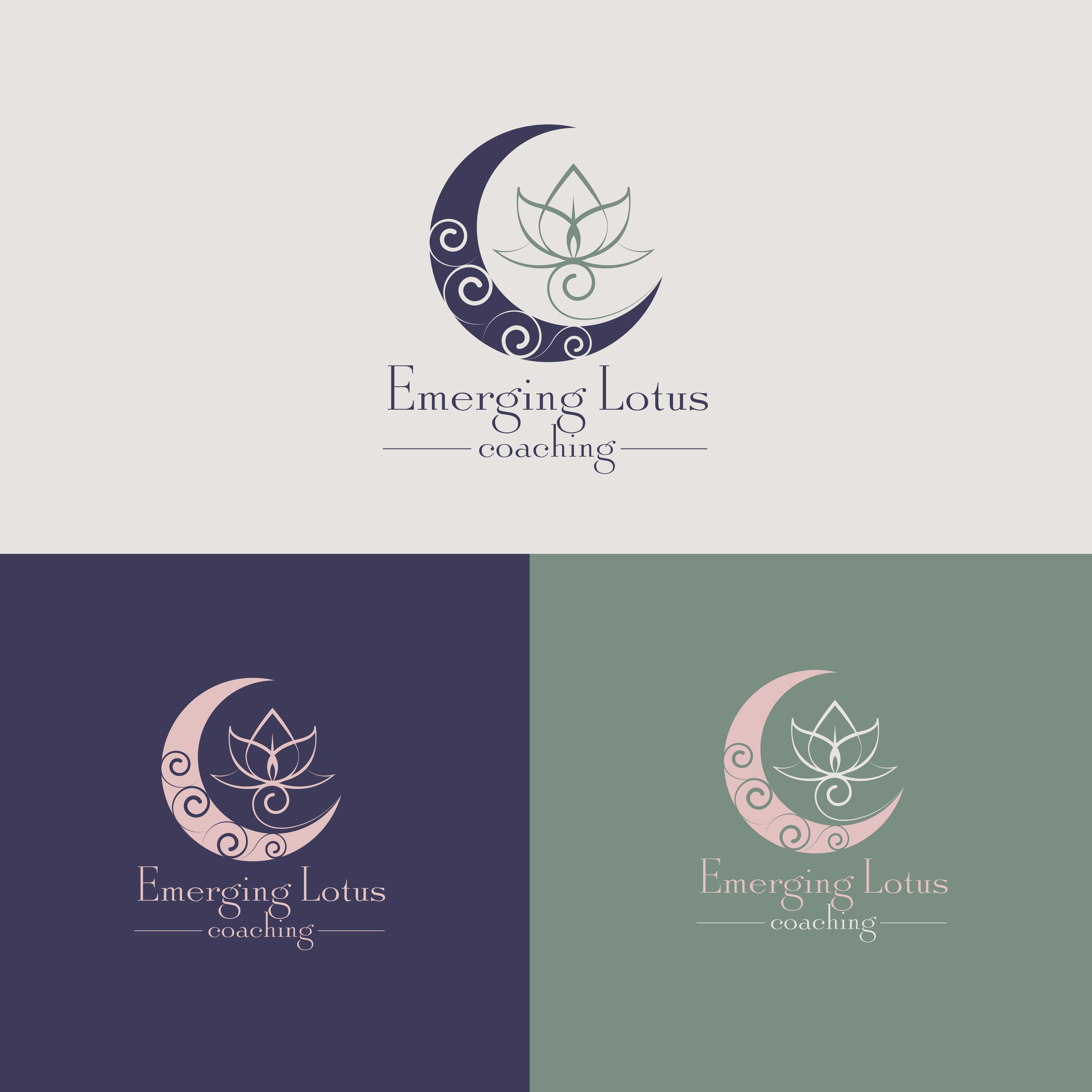 Logo Design by ArtisticQuest for Emerging Lotus Coaching, LLC | Design #28025776
