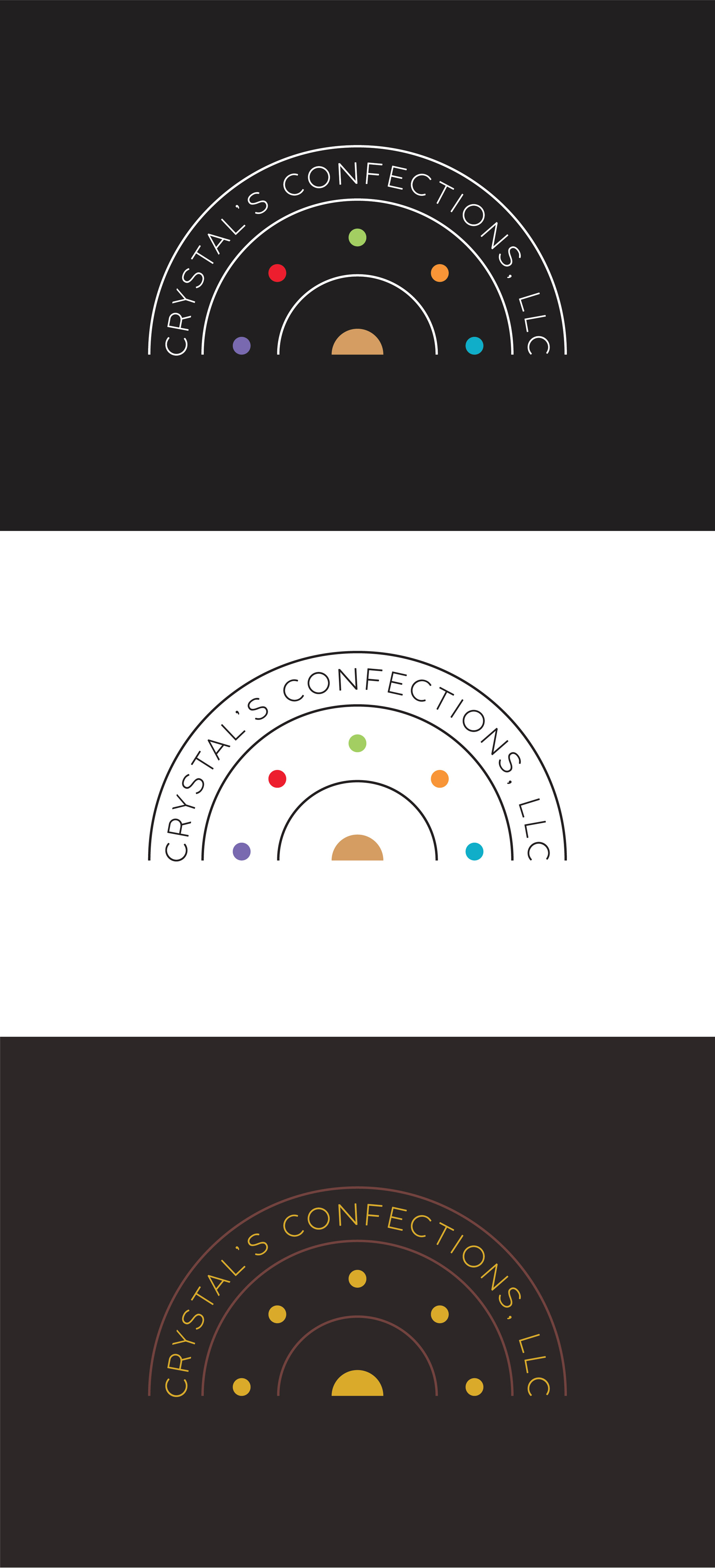 Logo Design by MM Studio for Crystal's Confectionery Creations LLC | Design #28001820