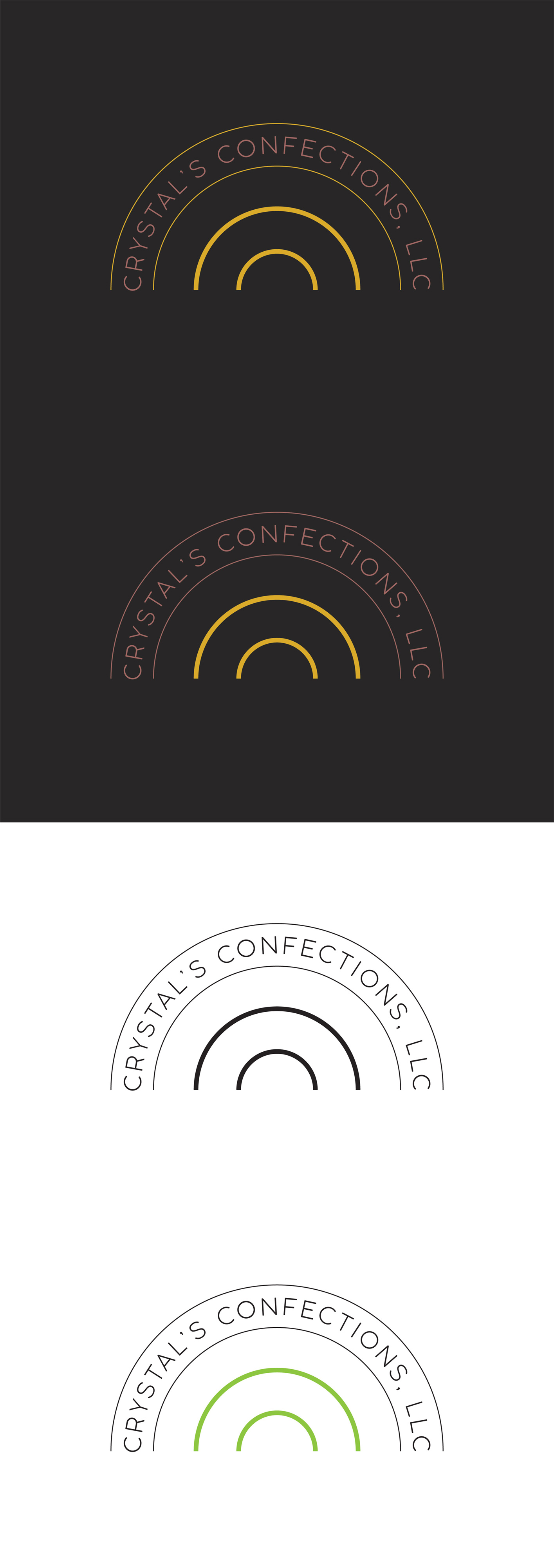 Logo Design by MM Studio for Crystal's Confectionery Creations LLC | Design #28001826