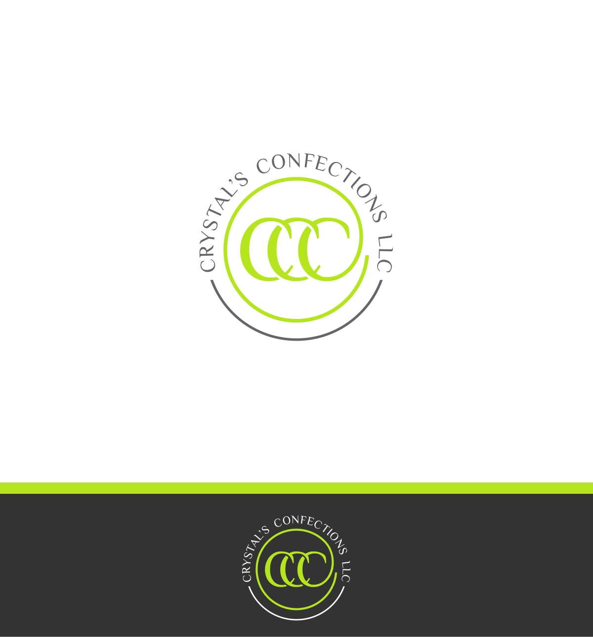 Logo Design by ecorokerz for Crystal's Confectionery Creations LLC | Design #27967856