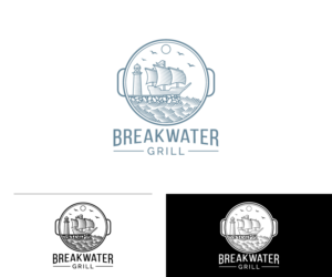 Breakwater Grill | Logo Design by WahyuHMD