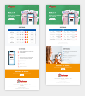 Web Design by Starlyn DS for Bullseye Lottery | Design: #28010871