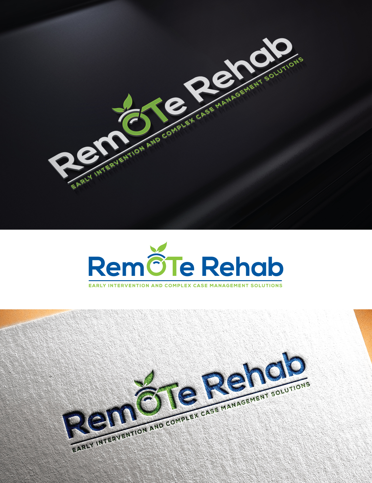 Logo Design by sol design2 for Remote Rehab | Design #27968123