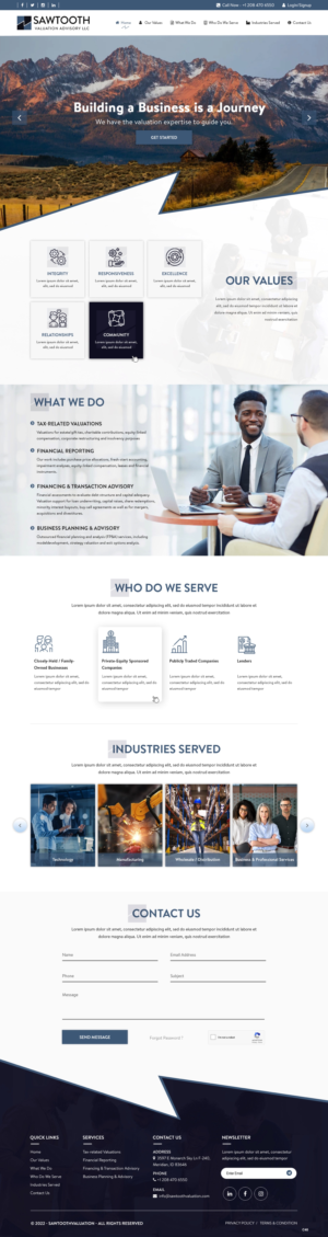 Web Design by pb for this project | Design: #27978313