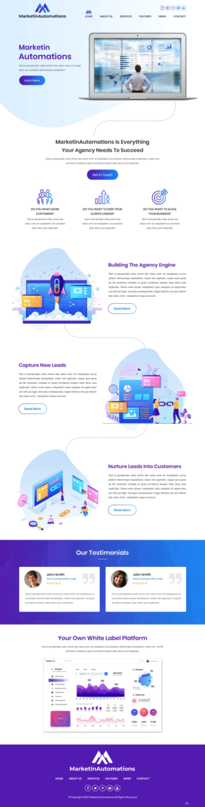 Revamp Page To Have A Sleek, Futuristic, Artificial Intelligence type of feel to it | Landing Page Design by pb