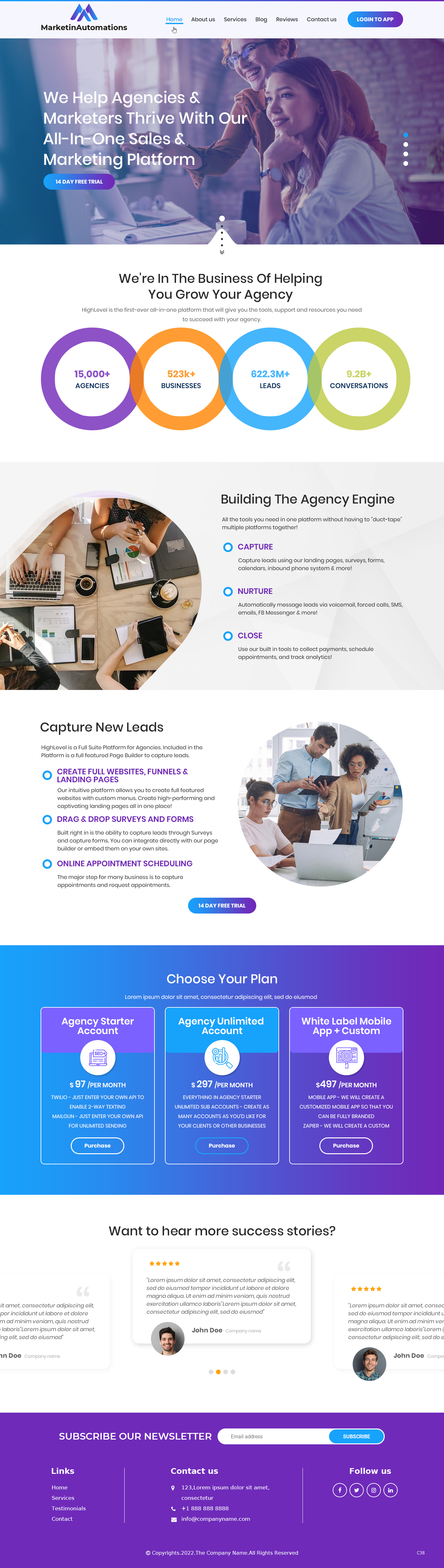 Landing Page Design by pb for Shane | Design #27984059