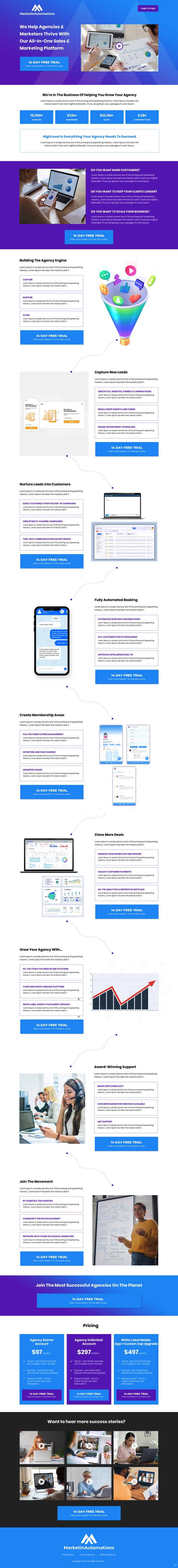 Landing Page Design by pb for Shane | Design #27984064