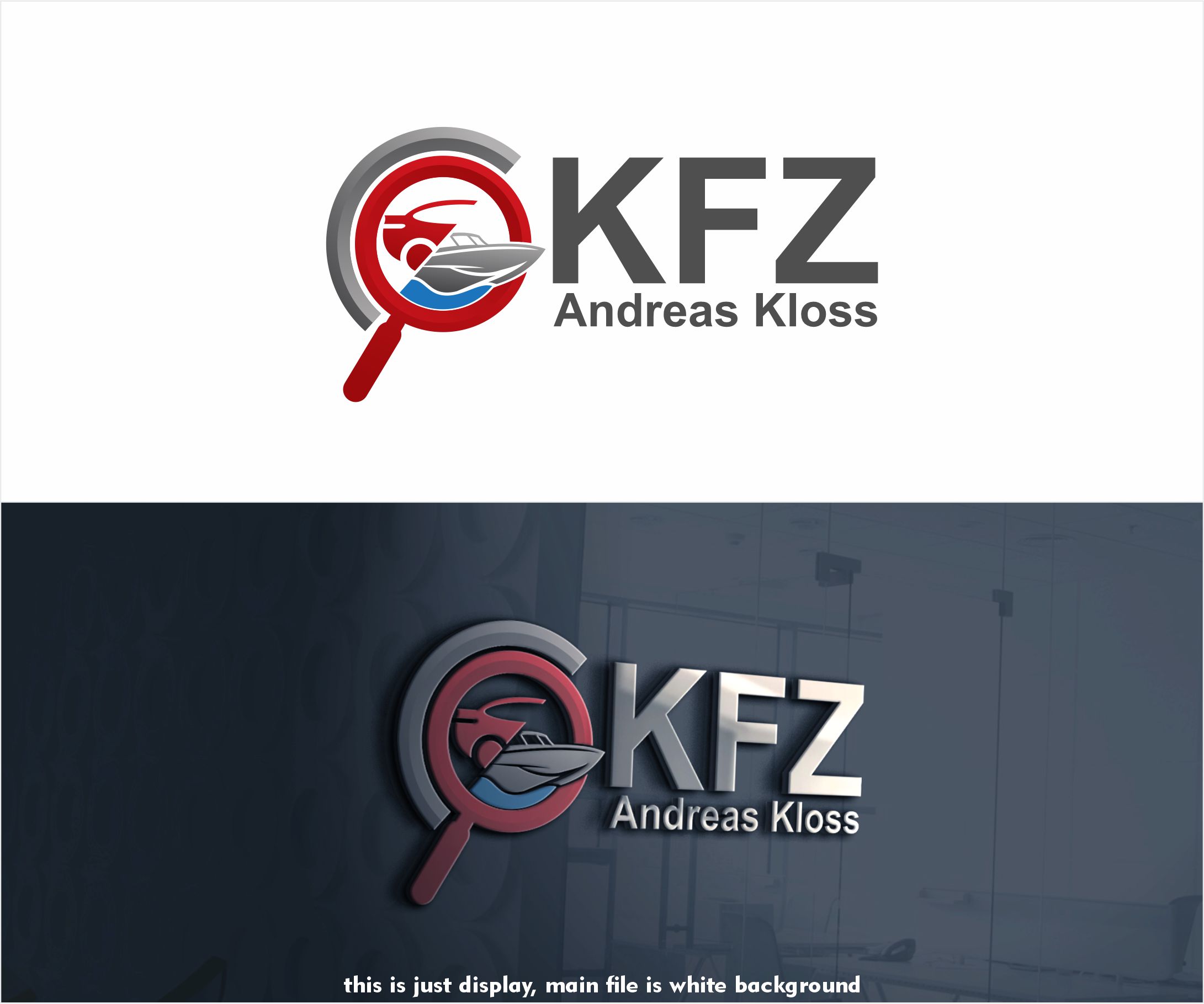Logo Design by alkaline for KFZ Sachverständigenbüro A.Kloss | Design #27974809