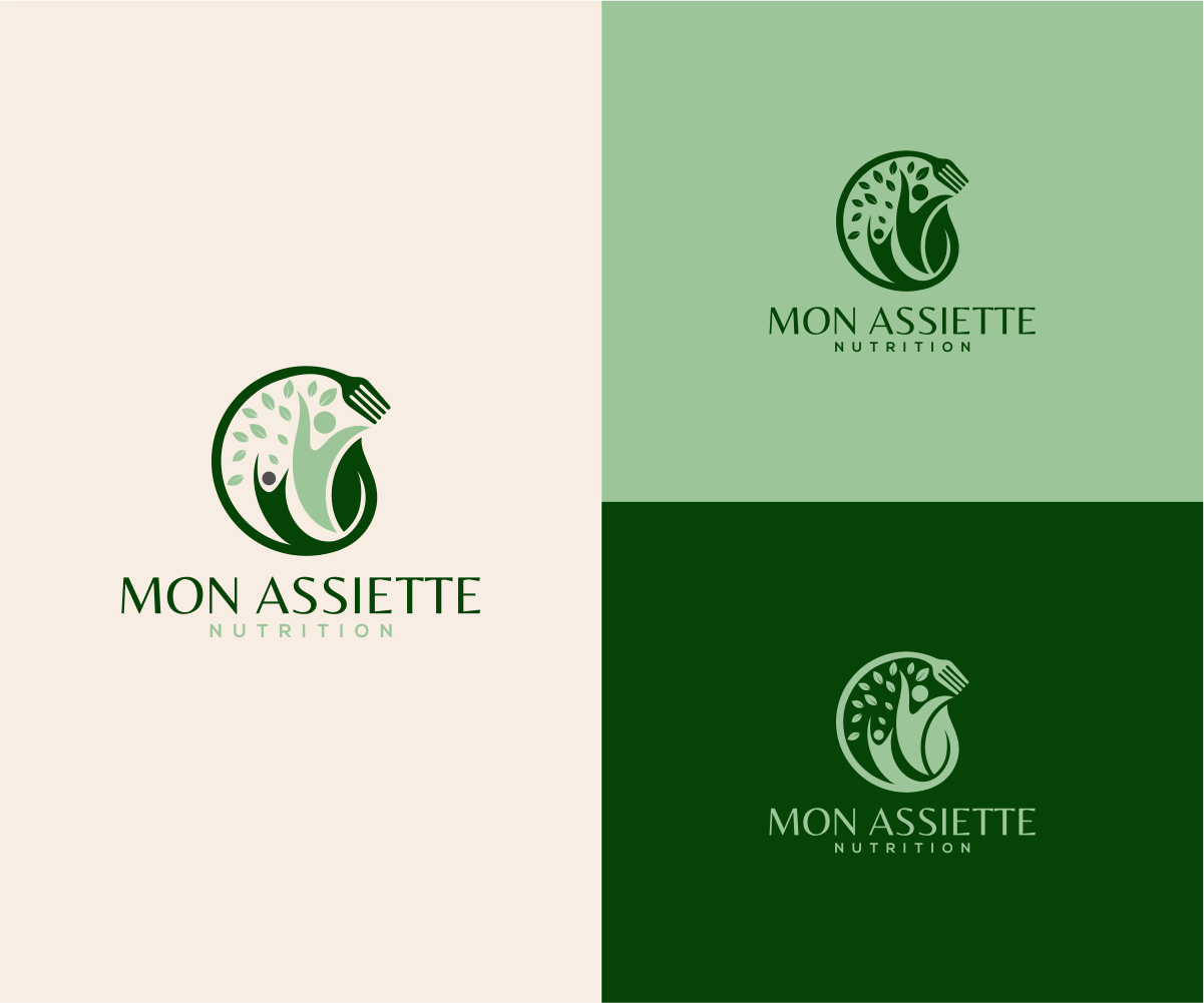 Diseño de Logo por ananda86 para Mon Assiette Nutrition | Diseño #27973222