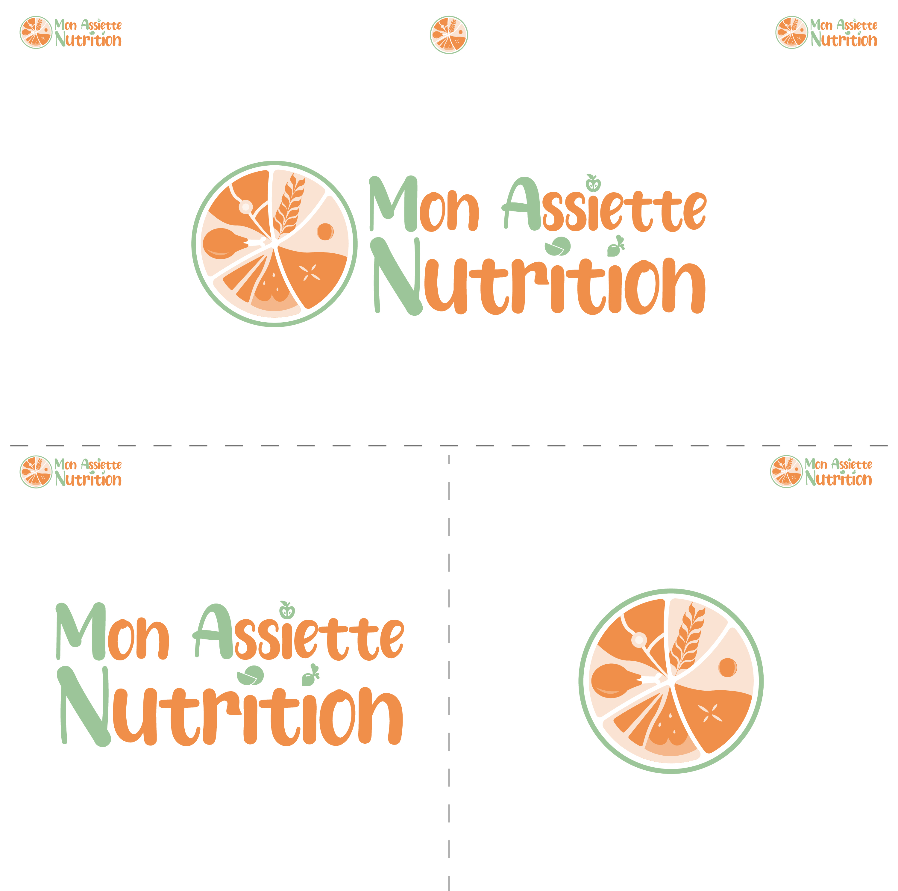 Logo Design by HMZDGN for Mon Assiette Nutrition | Design #27995258