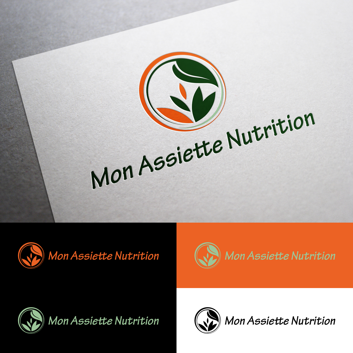 Logo-Design von GRAFFYC für Mon Assiette Nutrition | Design #27978596