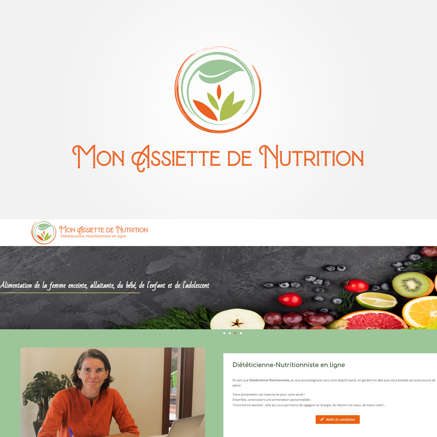 Diseño de Logo por GRAFFYC para Mon Assiette Nutrition | Diseño #27984218