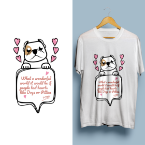 Fundraiser for Heart surgery Rescue Dog | T-shirt Design by Zalala
