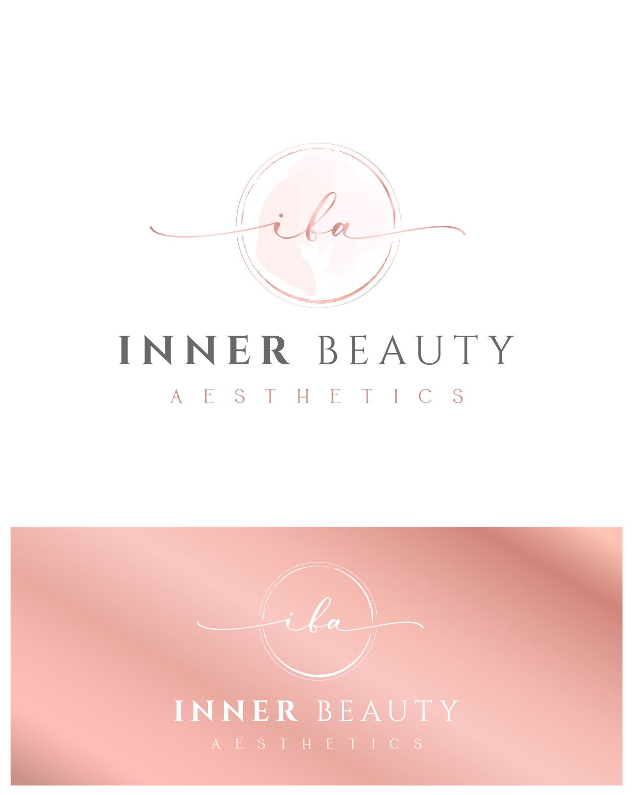 Logo Design by ashantha for Inner Beauty Aesthetics | Design #28017304