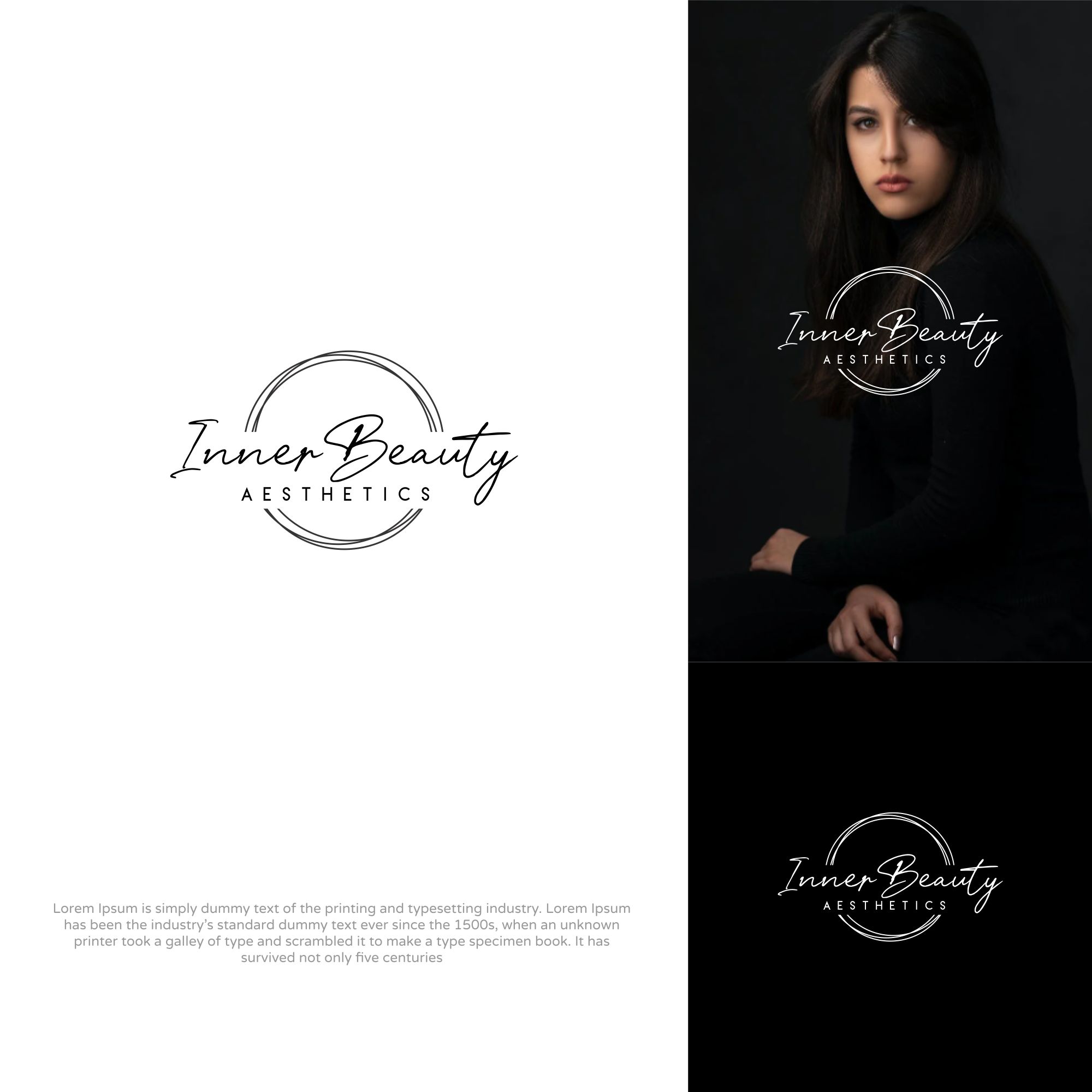Logo Design by MX LogoArt for Inner Beauty Aesthetics | Design #27986693