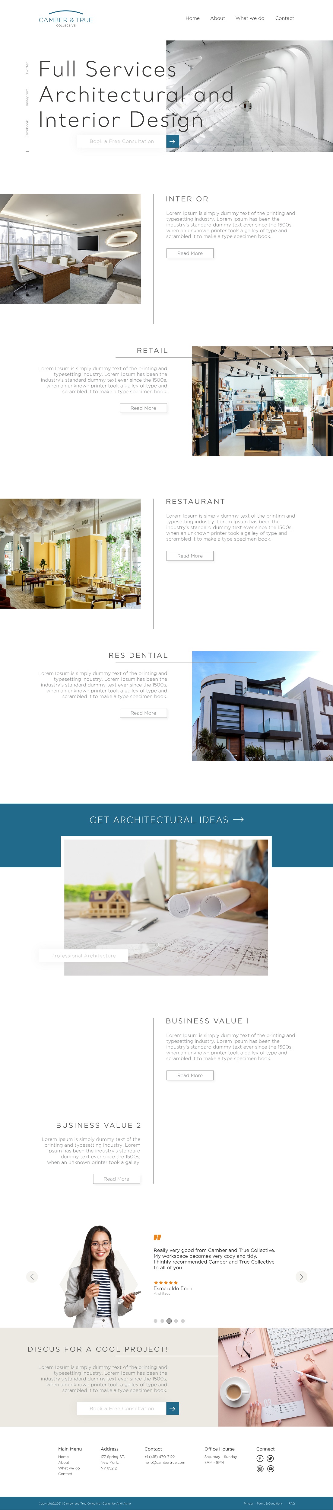 Landing Page Design by andi94ashar for this project | Design #27985036