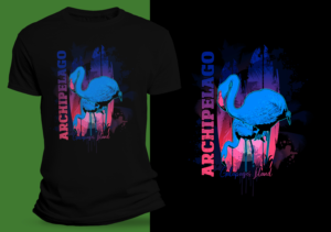 T-shirt Design by SAI DESIGNS for Blue Flamingo | Design: #27988015