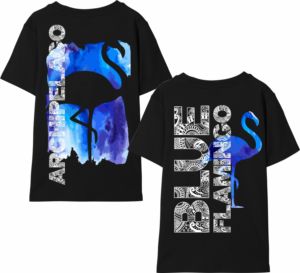 BLUE FLAMINGO  | Diseño de Camiseta por A10