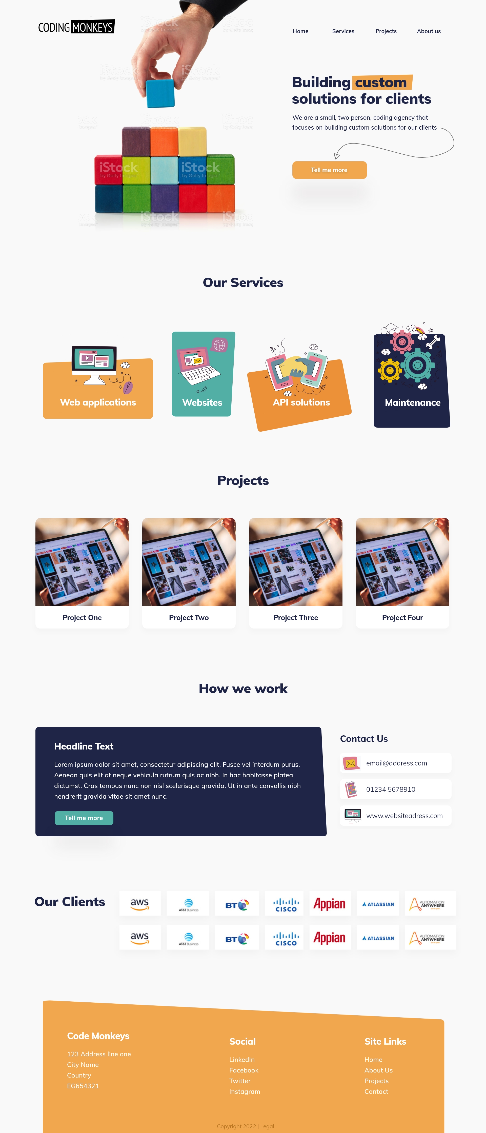 Web Design by tinthumb for this project | Design #28005200