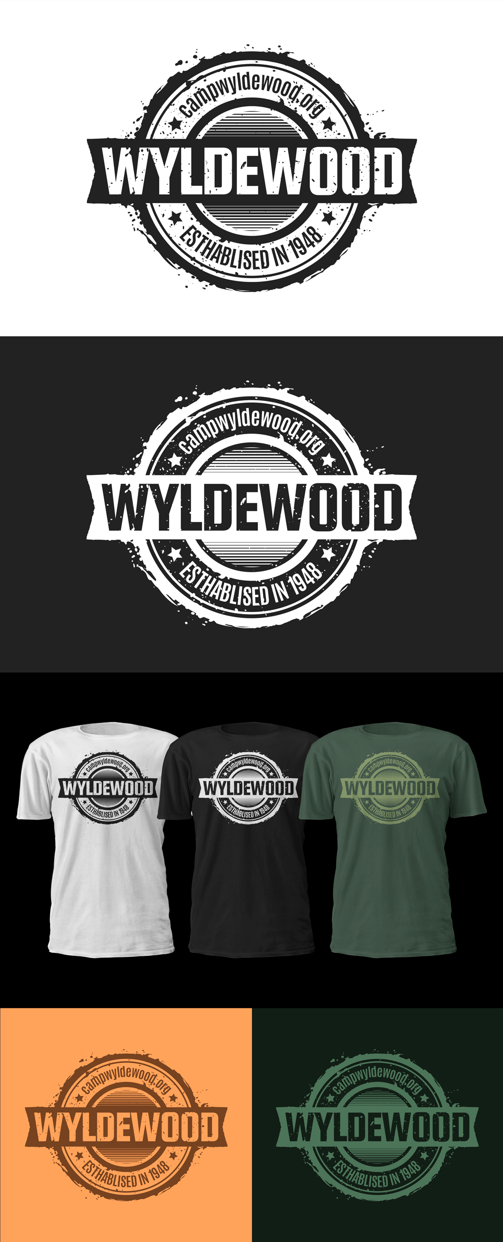 T-Shirt-Design von D'Mono für Camp Wyldewood | Design #28006341