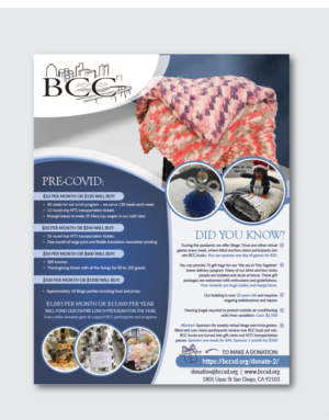 Flyer Design by alex989 for Blind Community Center of San Diego | Design: #27976722