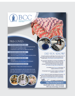 Flyer Design by alex989 for Blind Community Center of San Diego | Design: #27976723