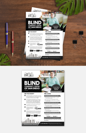 Flyer Design by debdesign for Blind Community Center of San Diego | Design: #27983187