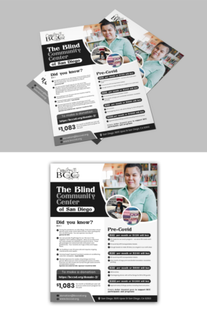 Flyer Design by debdesign for Blind Community Center of San Diego | Design: #27986084