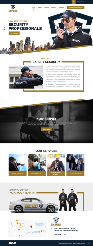 Expert Security Website Design | Web Design by pb