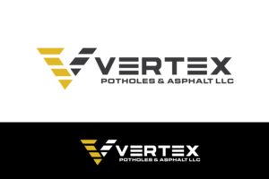 Vertex Potholes & Asphalt LLC or Vertex Potholes and Asphalt LLC | Design de Logo par renderman