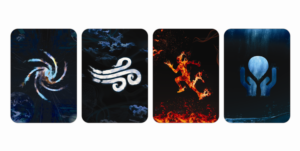 5 ELEMENTAL CARDS | Design Graphique par SAI DESIGNS