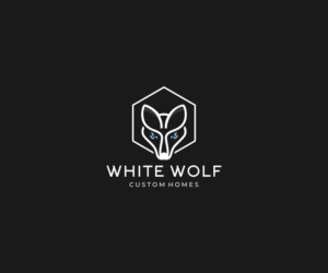 The name of the company is White Wolf Custom Homes | Design de Logo par ecorokerz