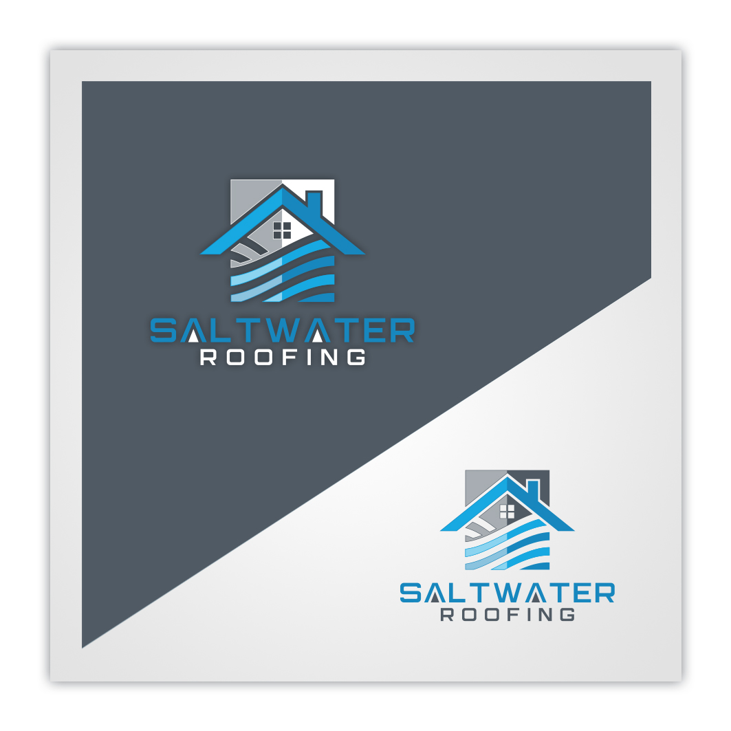 Logo Design by yans23 for Saltwater Roofing | Design #27988176