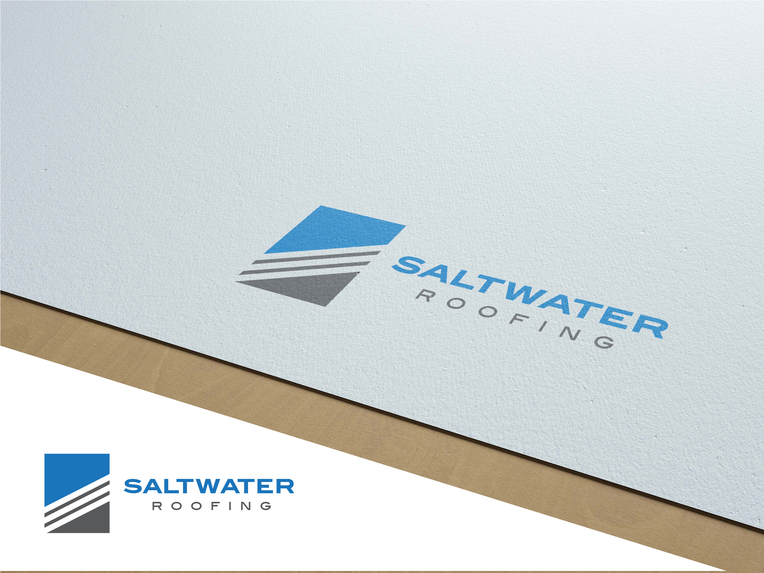 Diseño de Logo por jizzy123 para Saltwater Roofing | Diseño #27981508