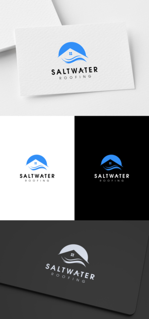 Logo Design by SL Designer for Saltwater Roofing | Design: #27996915