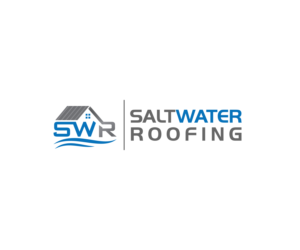 Logo Design by ecorokerz for Saltwater Roofing | Design: #27981188