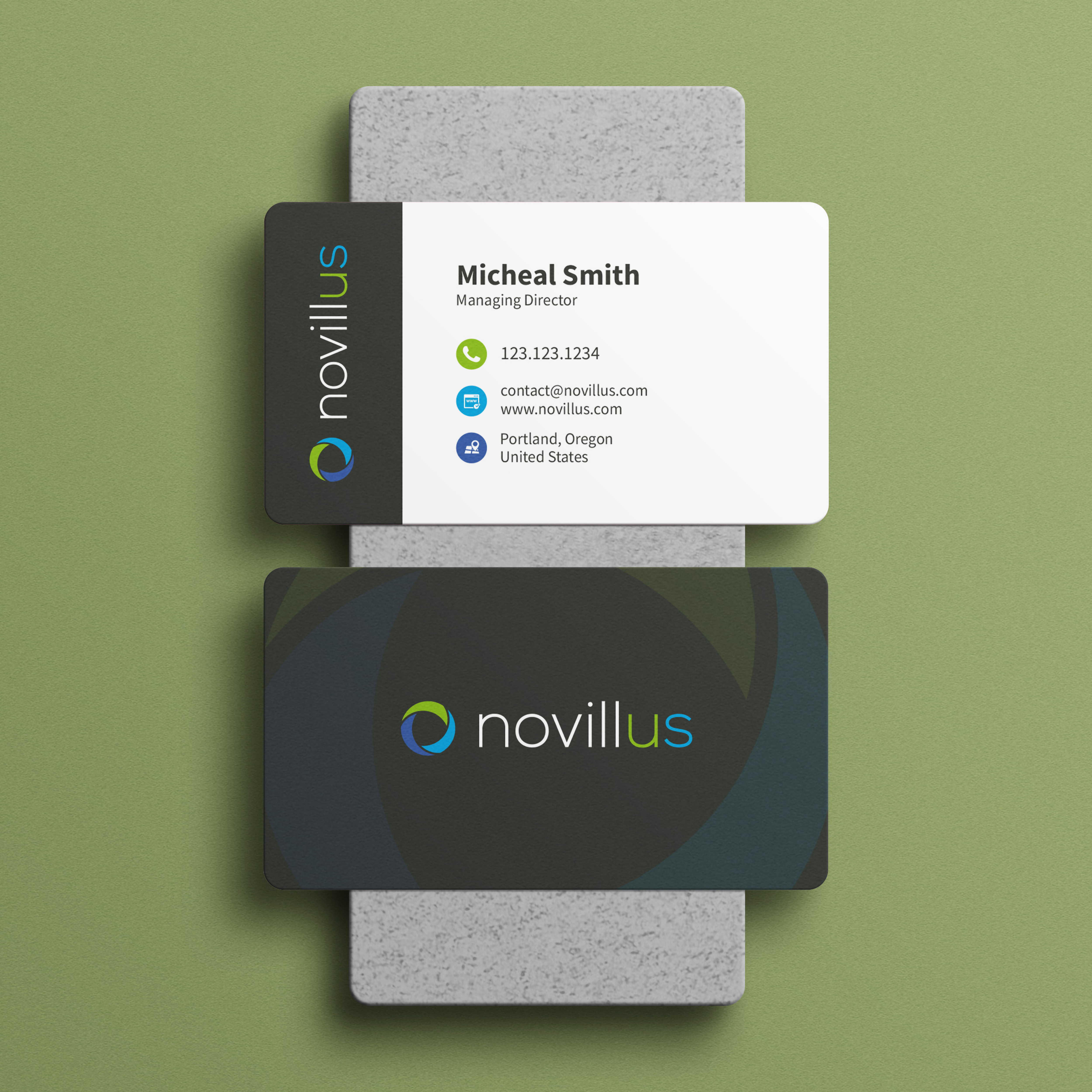 Business Card Design by Tilt for Novillus, LLC | Design #28005334