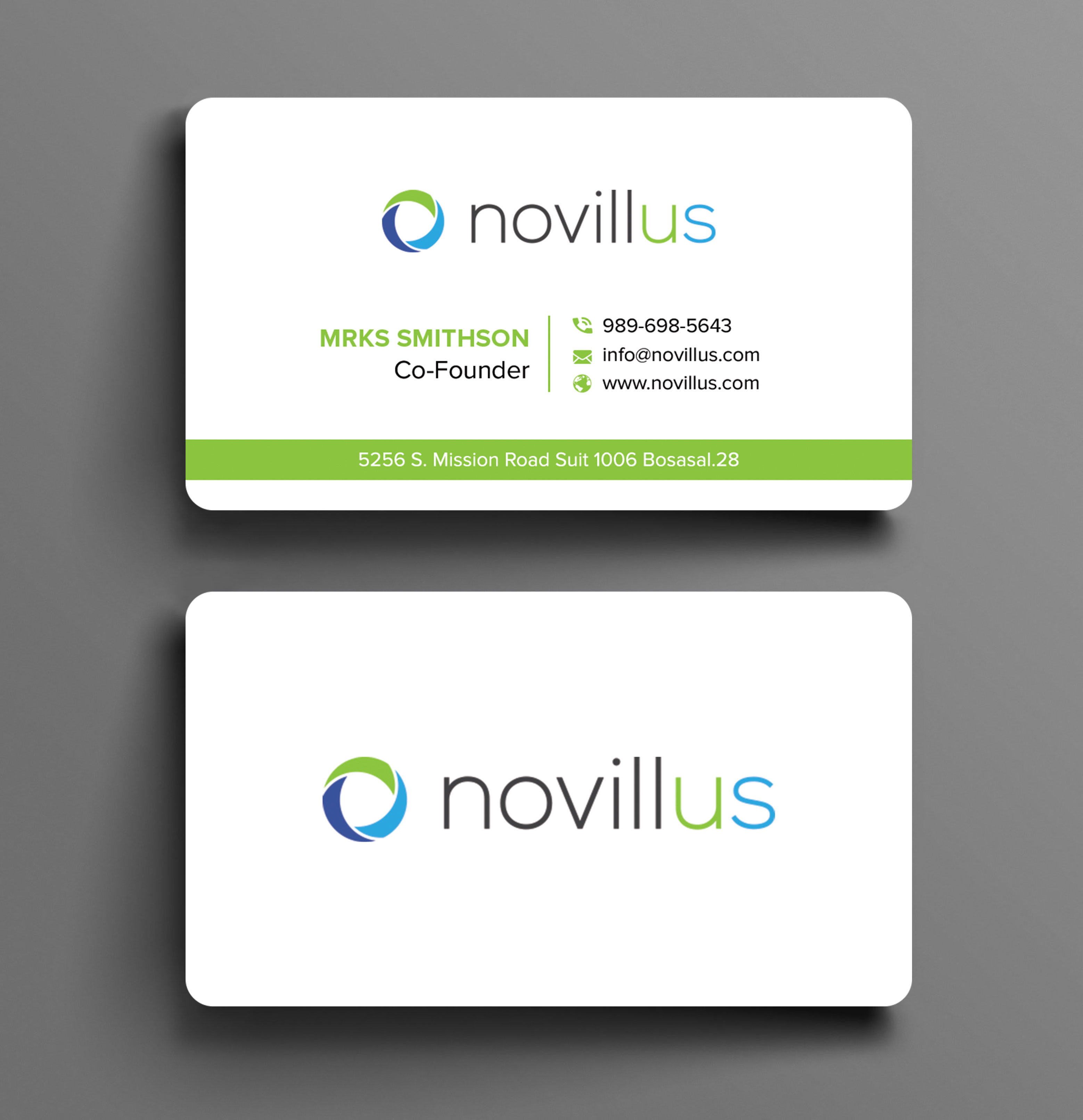 Diseño de Tarjeta de Presentación por sadikul islam para Novillus, LLC | Diseño #27992698