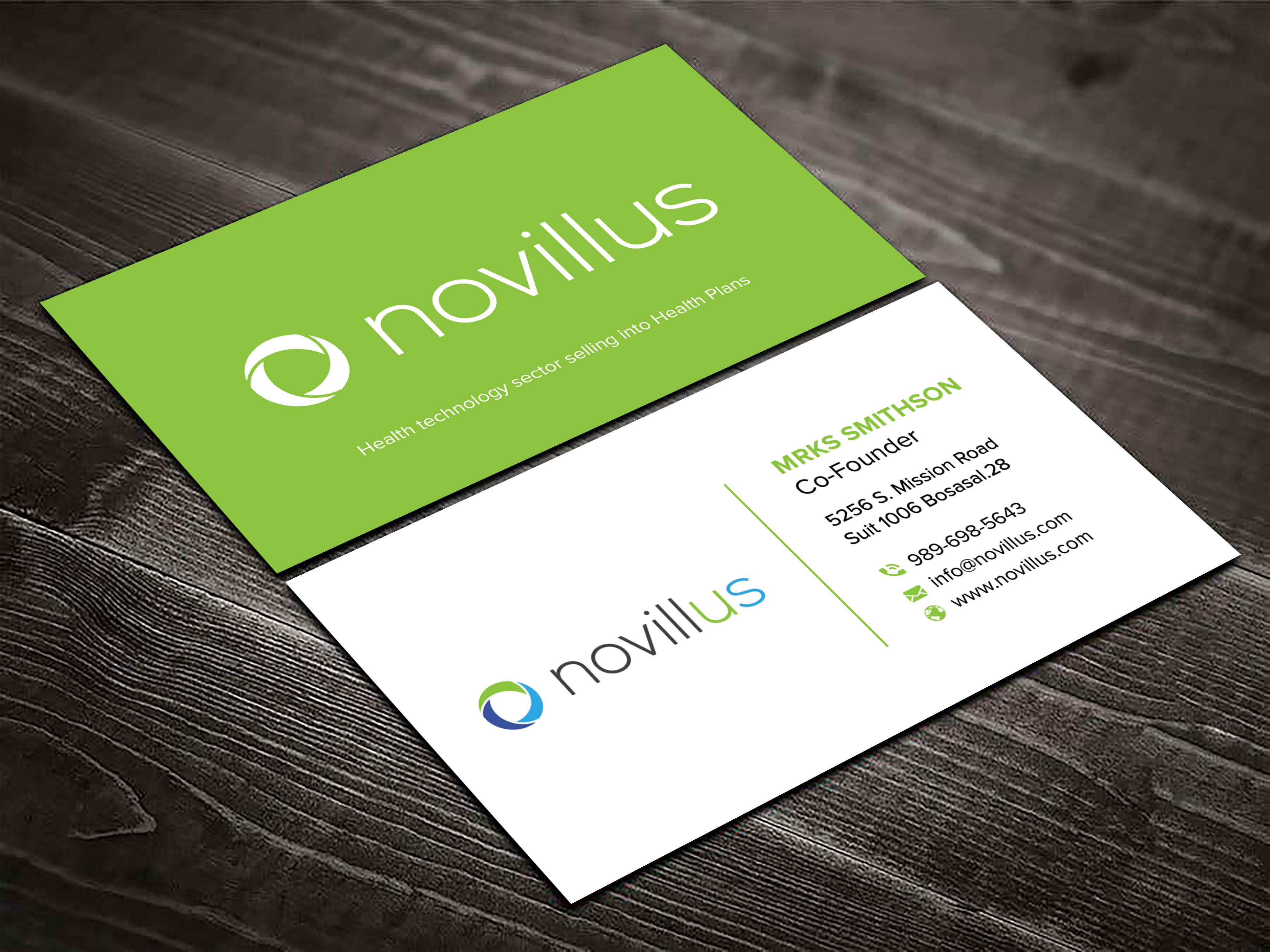 Diseño de Tarjeta de Presentación por sadikul islam para Novillus, LLC | Diseño #27992705