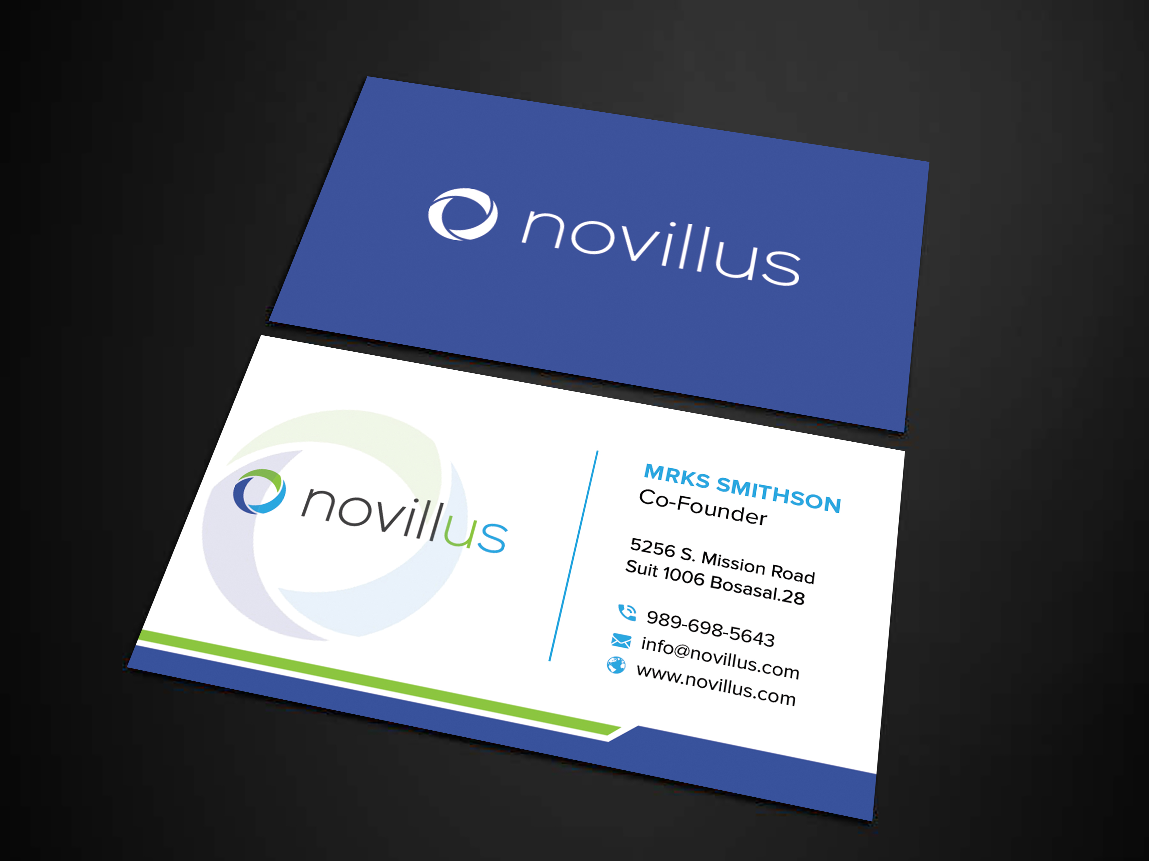 Diseño de Tarjeta de Presentación por sadikul islam para Novillus, LLC | Diseño #27993729