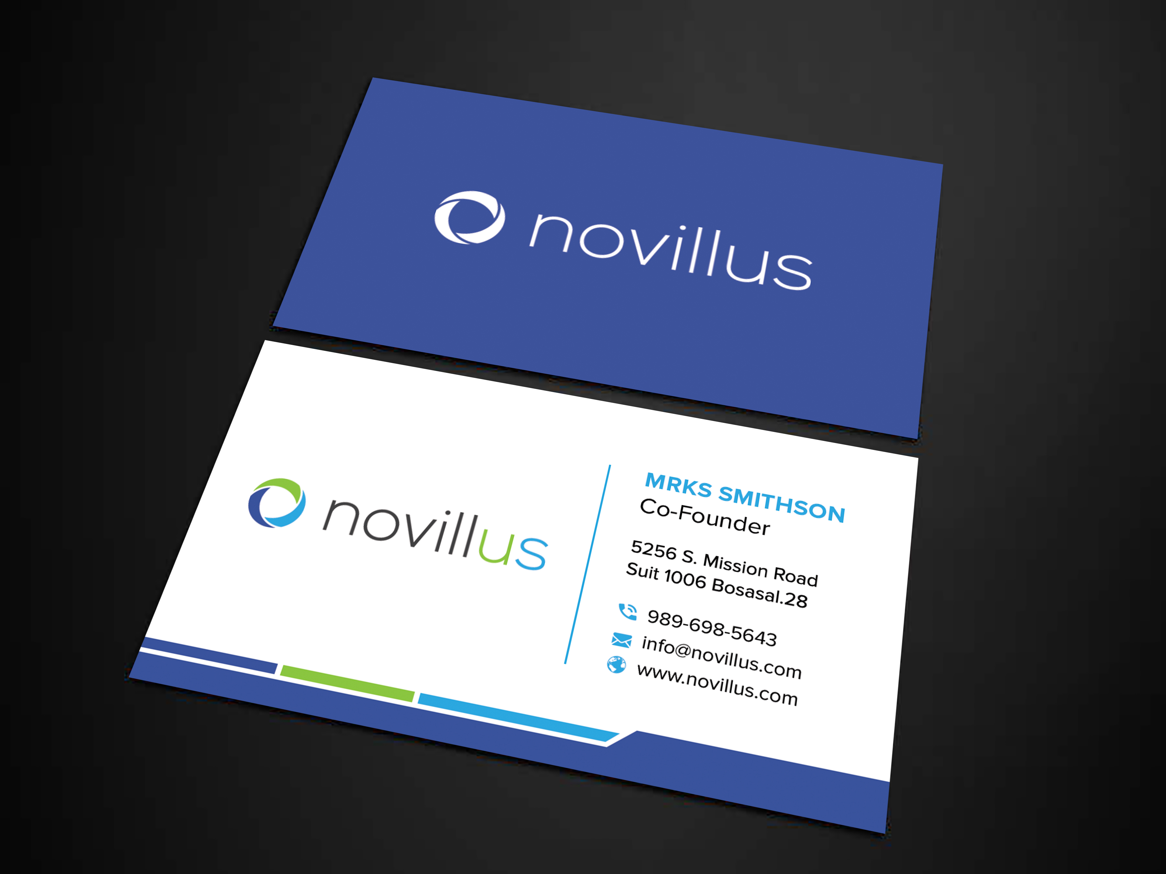 Diseño de Tarjeta de Presentación por sadikul islam para Novillus, LLC | Diseño #27993931