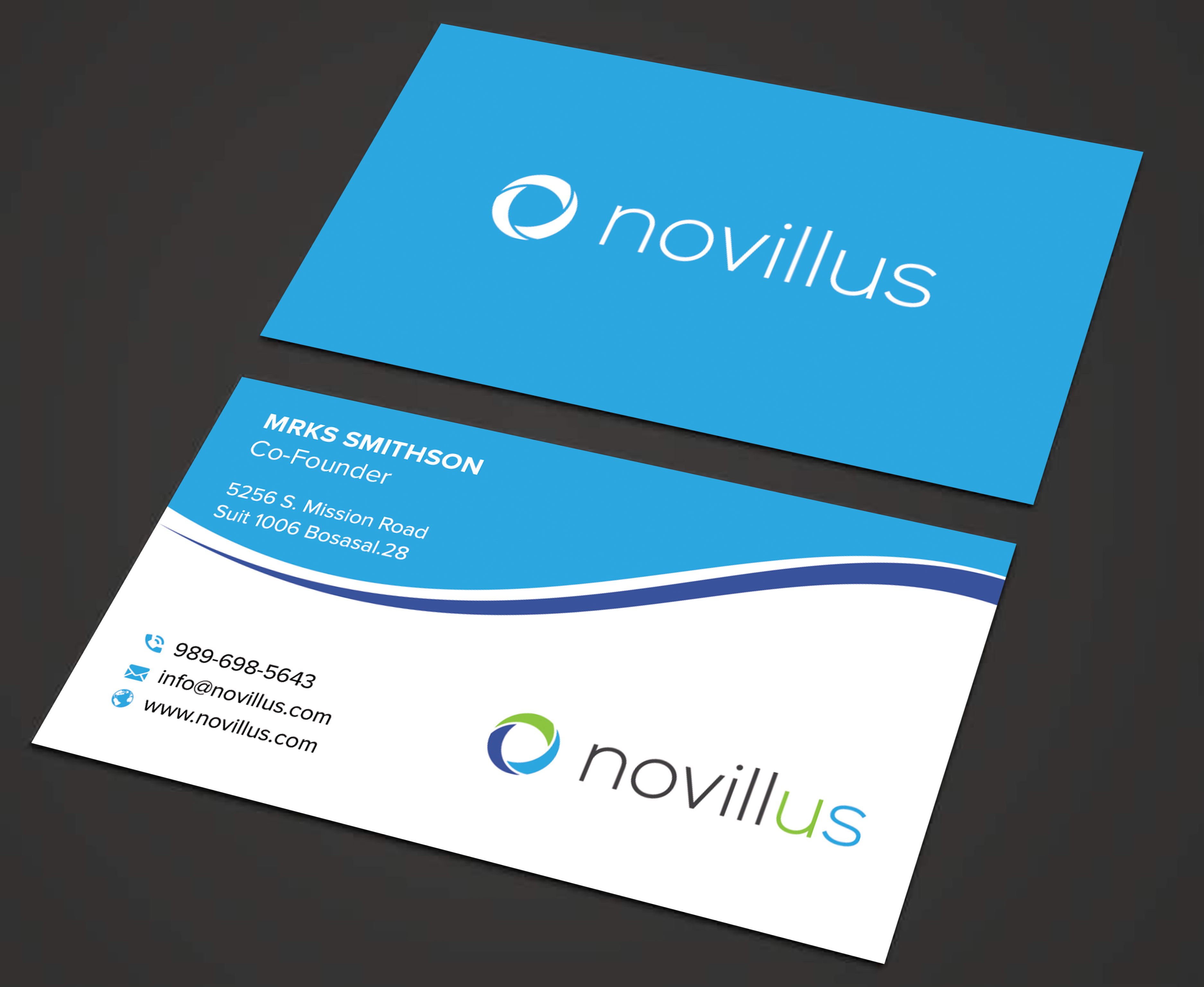 Diseño de Tarjeta de Presentación por sadikul islam para Novillus, LLC | Diseño #28017053