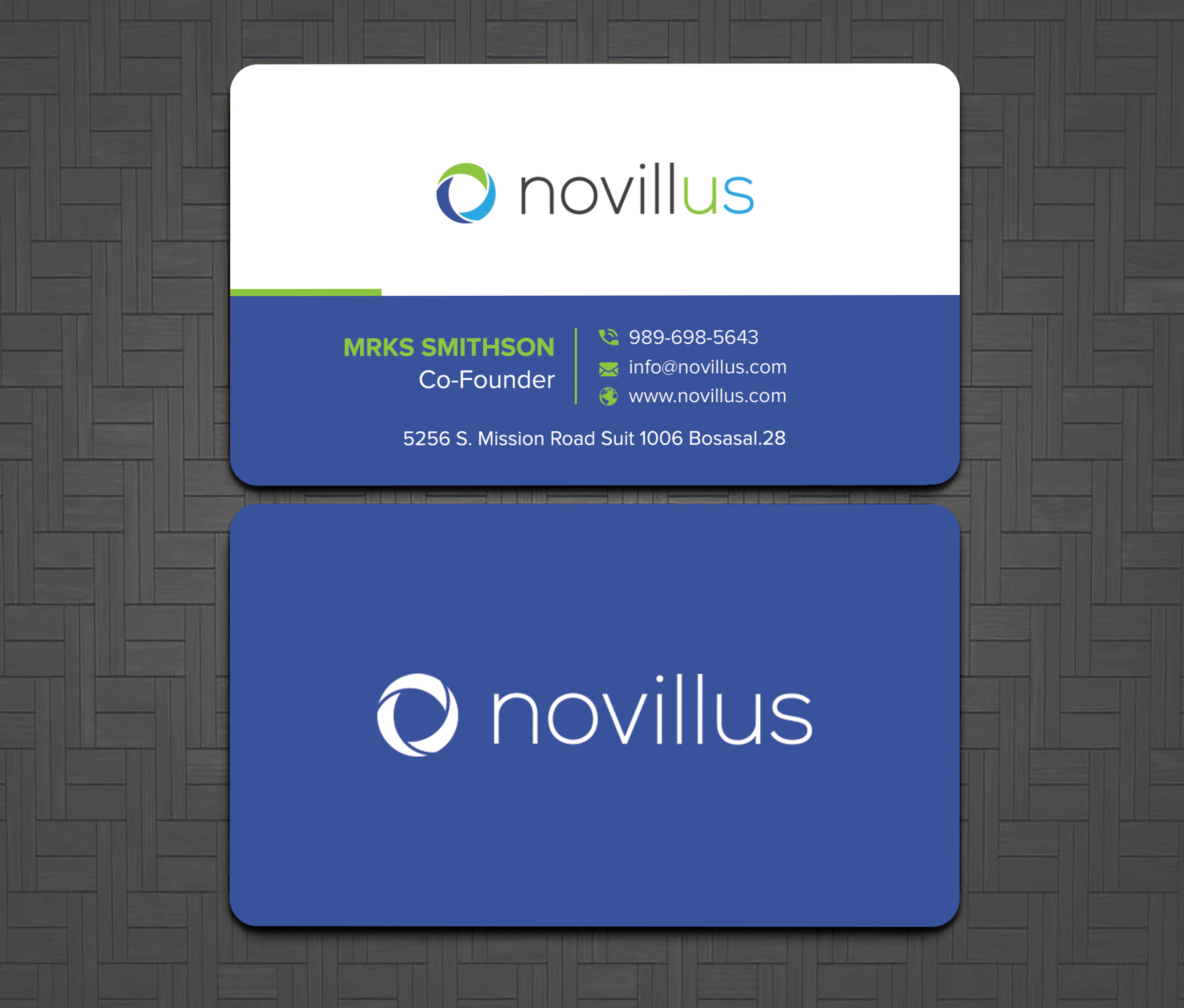 Diseño de Tarjeta de Presentación por sadikul islam para Novillus, LLC | Diseño #28017060