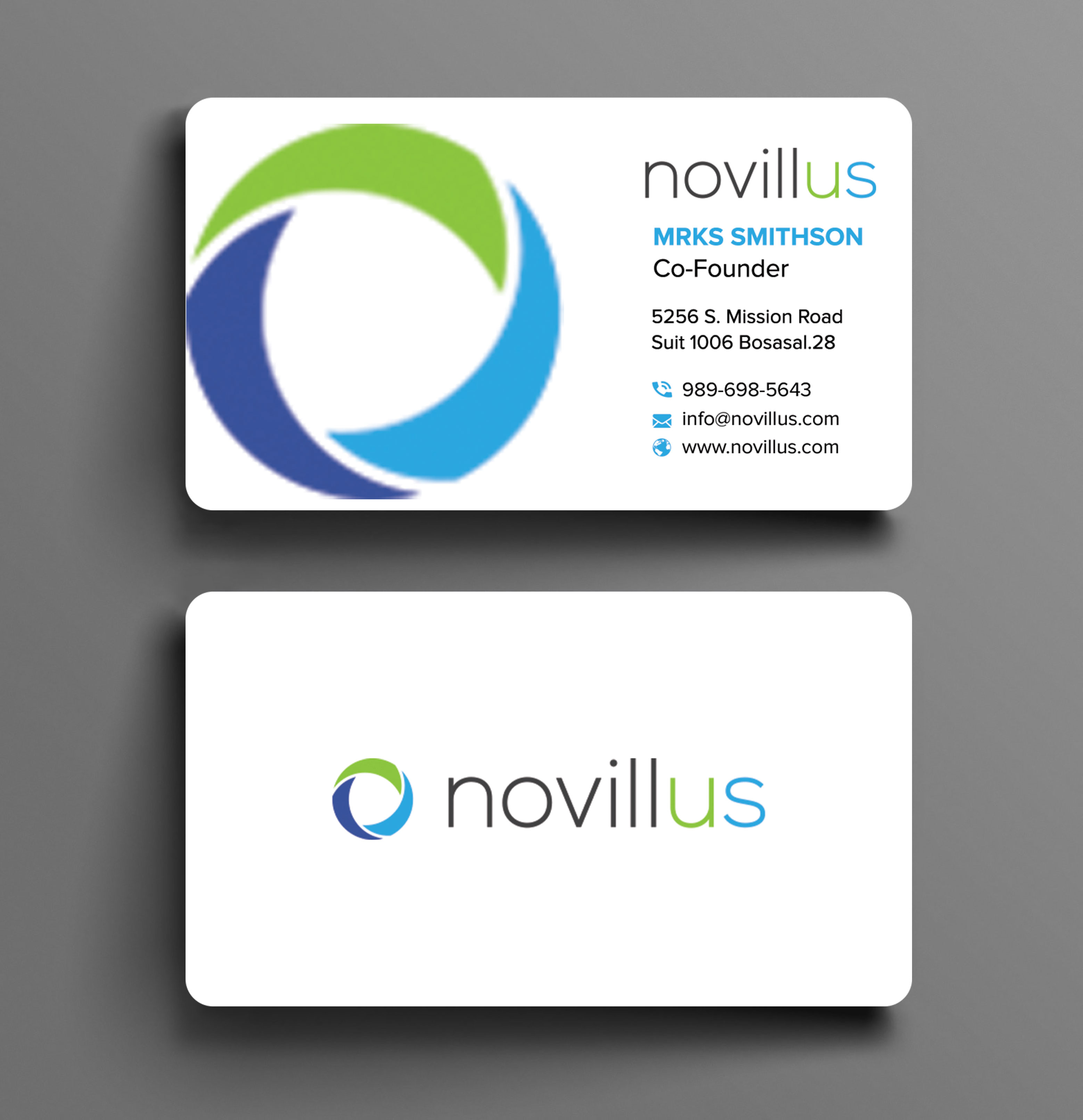 Visitenkarten-Design von sadikul islam für Novillus, LLC | Design #28017179
