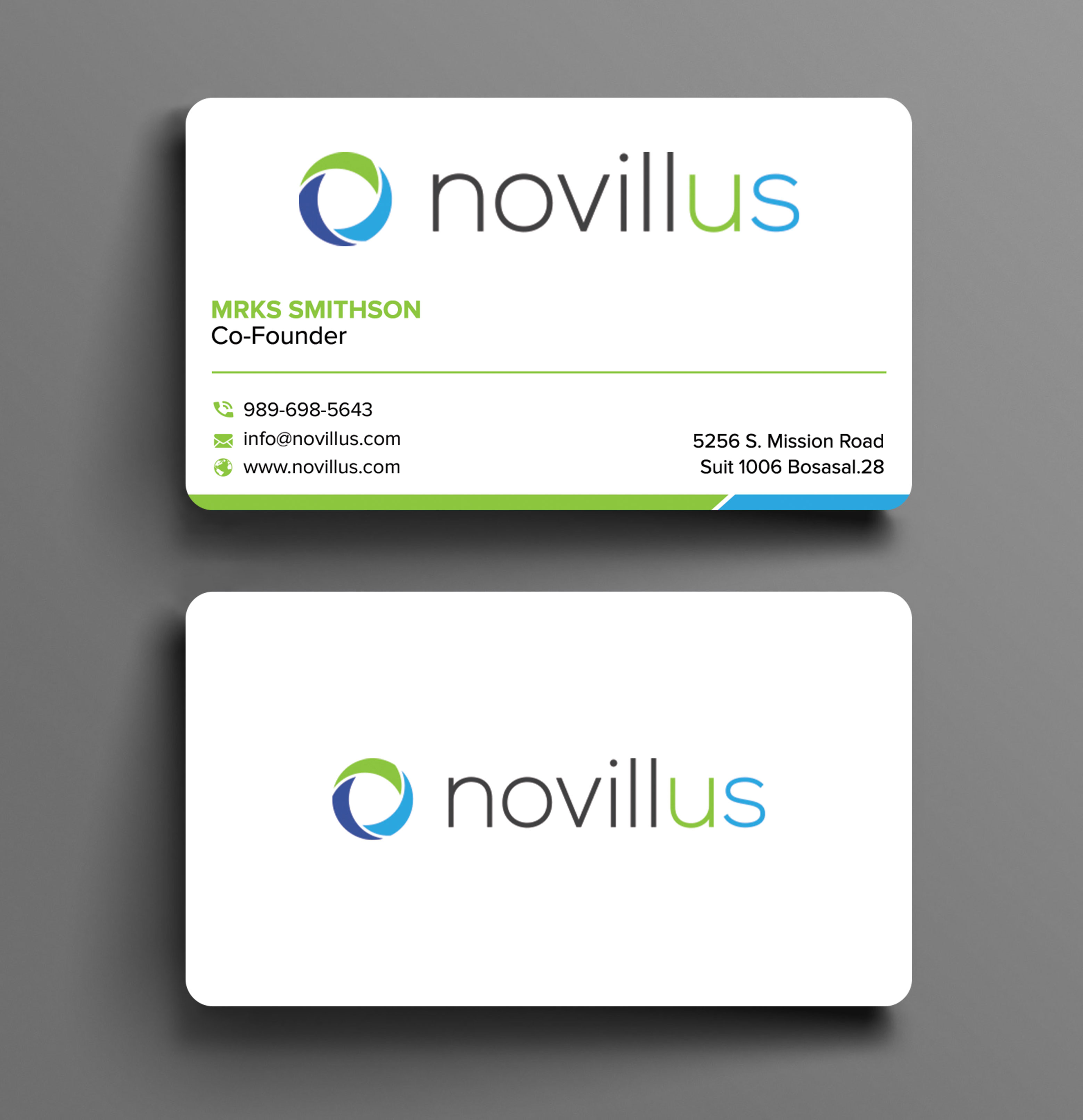 Diseño de Tarjeta de Presentación por sadikul islam para Novillus, LLC | Diseño #28017241