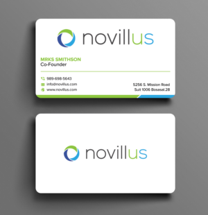 Business Card Design by sadikul islam for Novillus, LLC | Design: #28017241